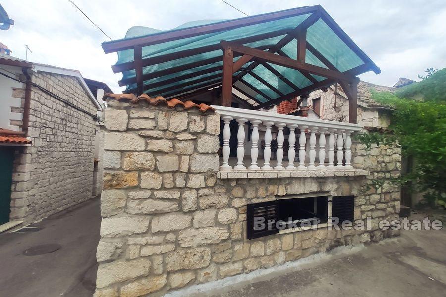 Stone house in the center