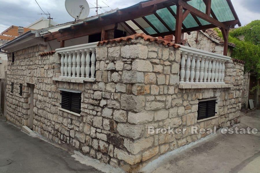 Stone house in the center