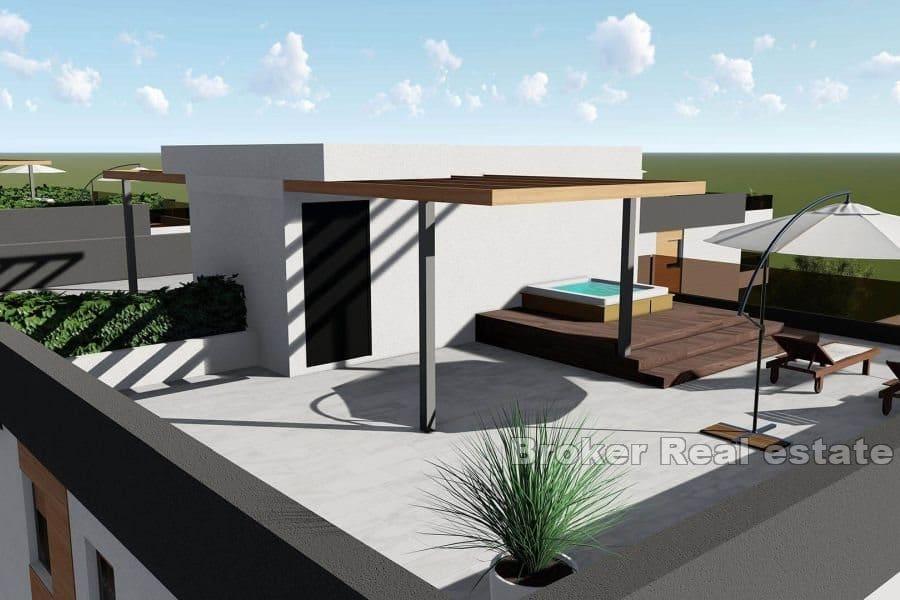 Привлекательные апартаменты, второй ряд от моря