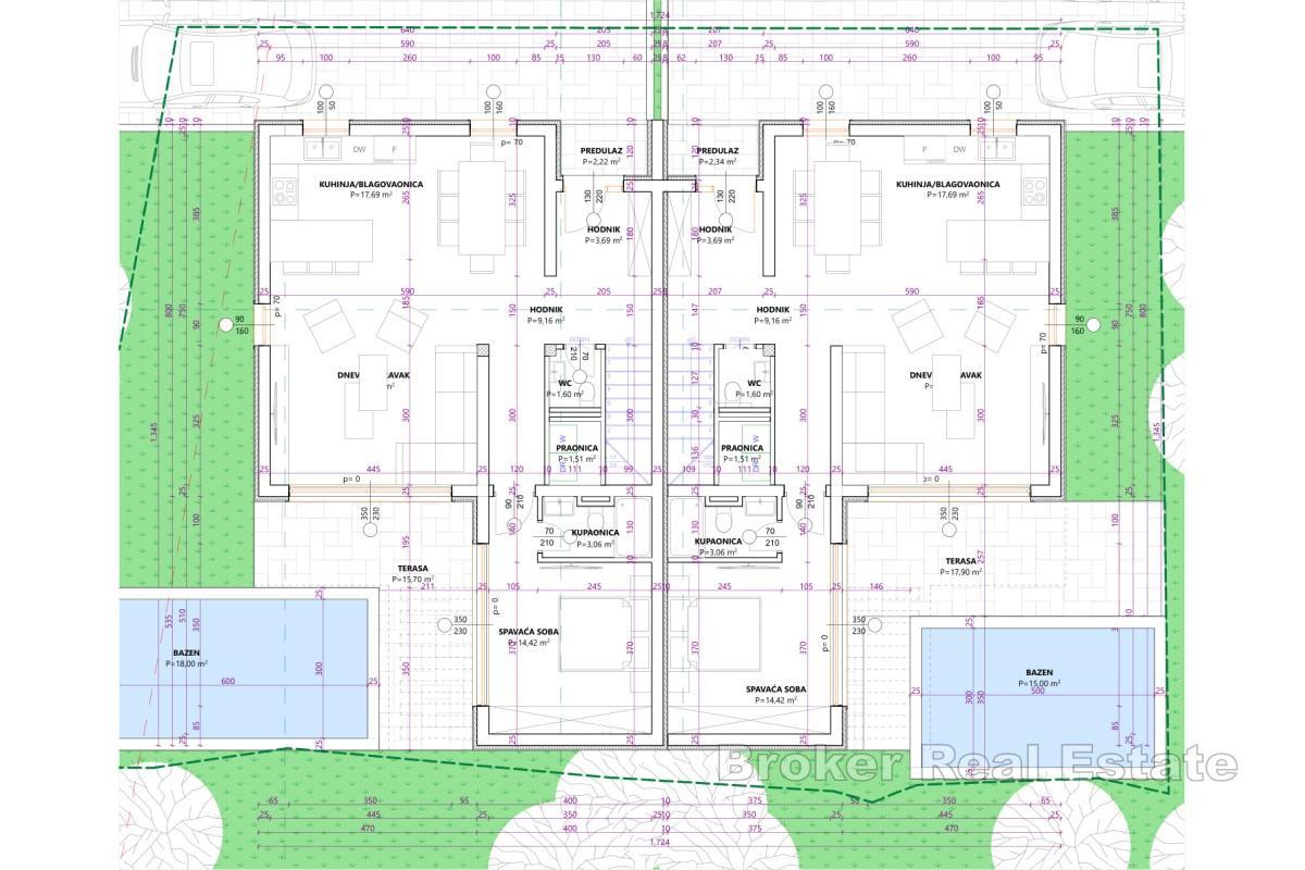 Maison moderne avec piscine