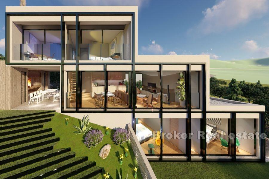 Luxury villa with panoramic view