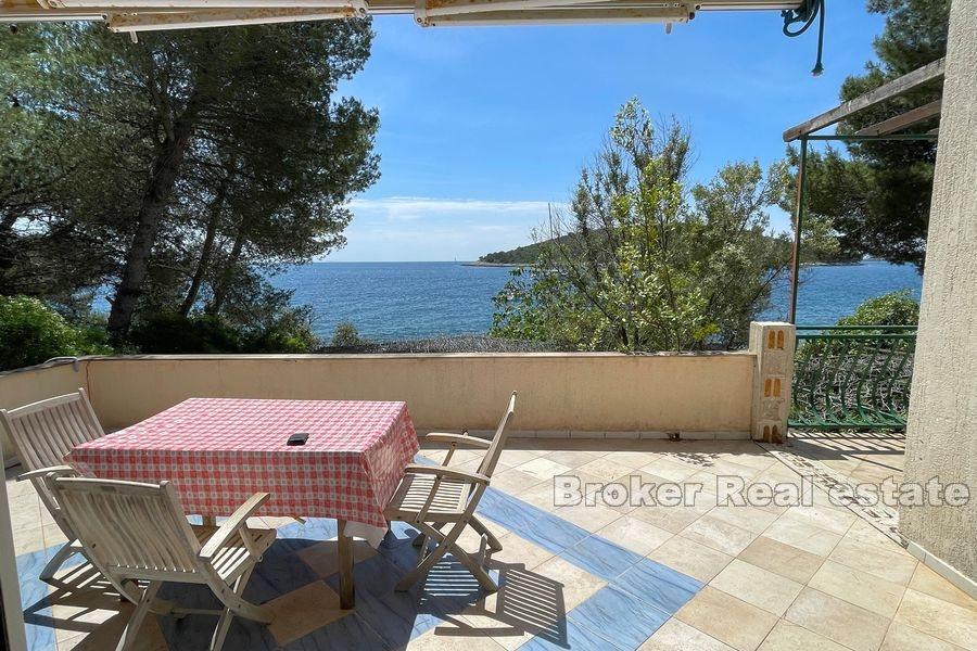 House in the first row to the sea