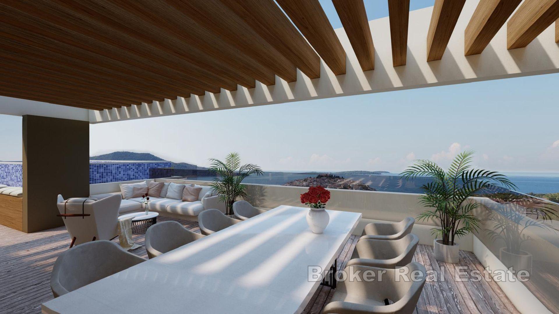 Luxus-Penthouse mit Meerblick