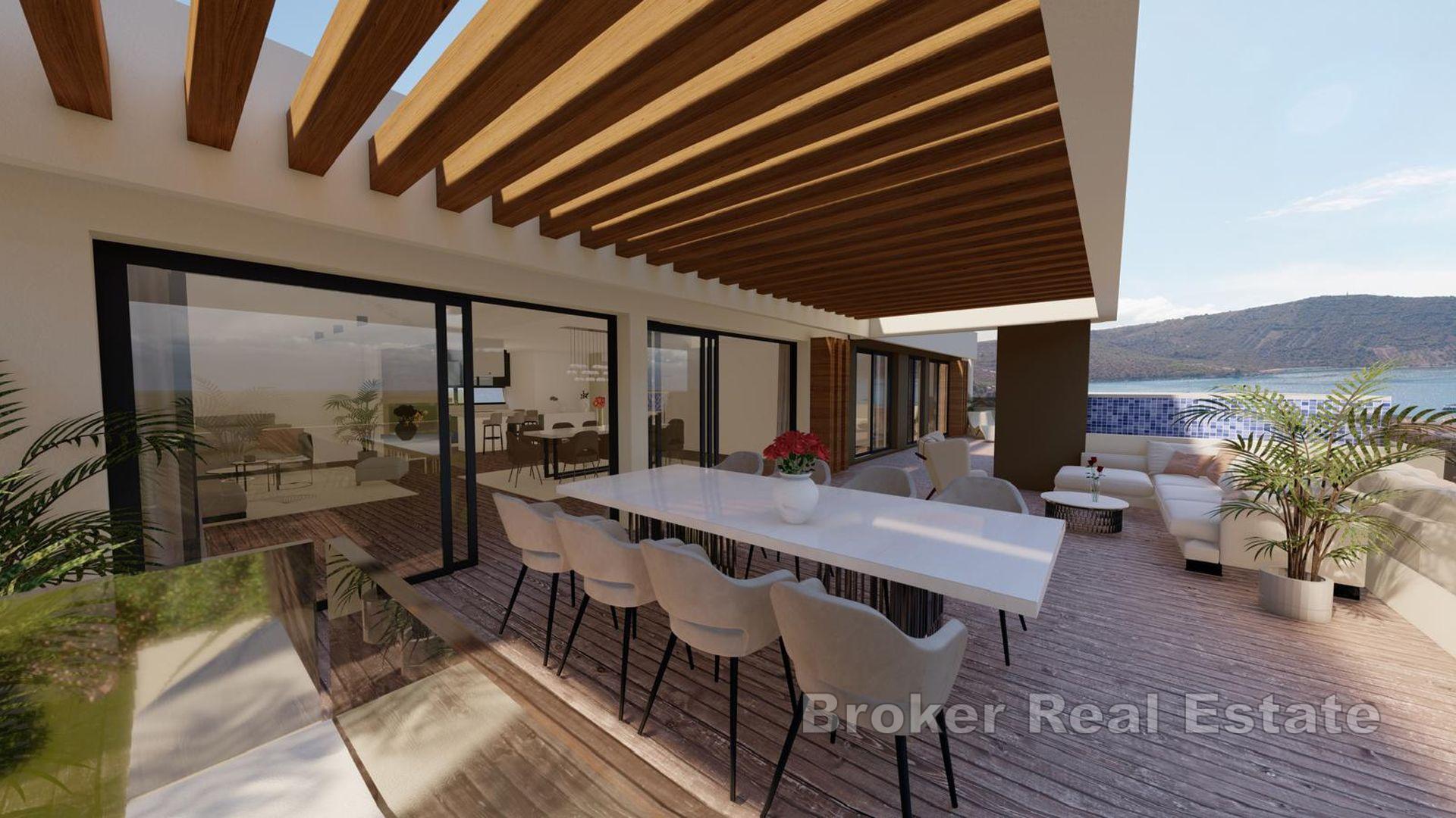 Penthouse de luxe avec vue mer