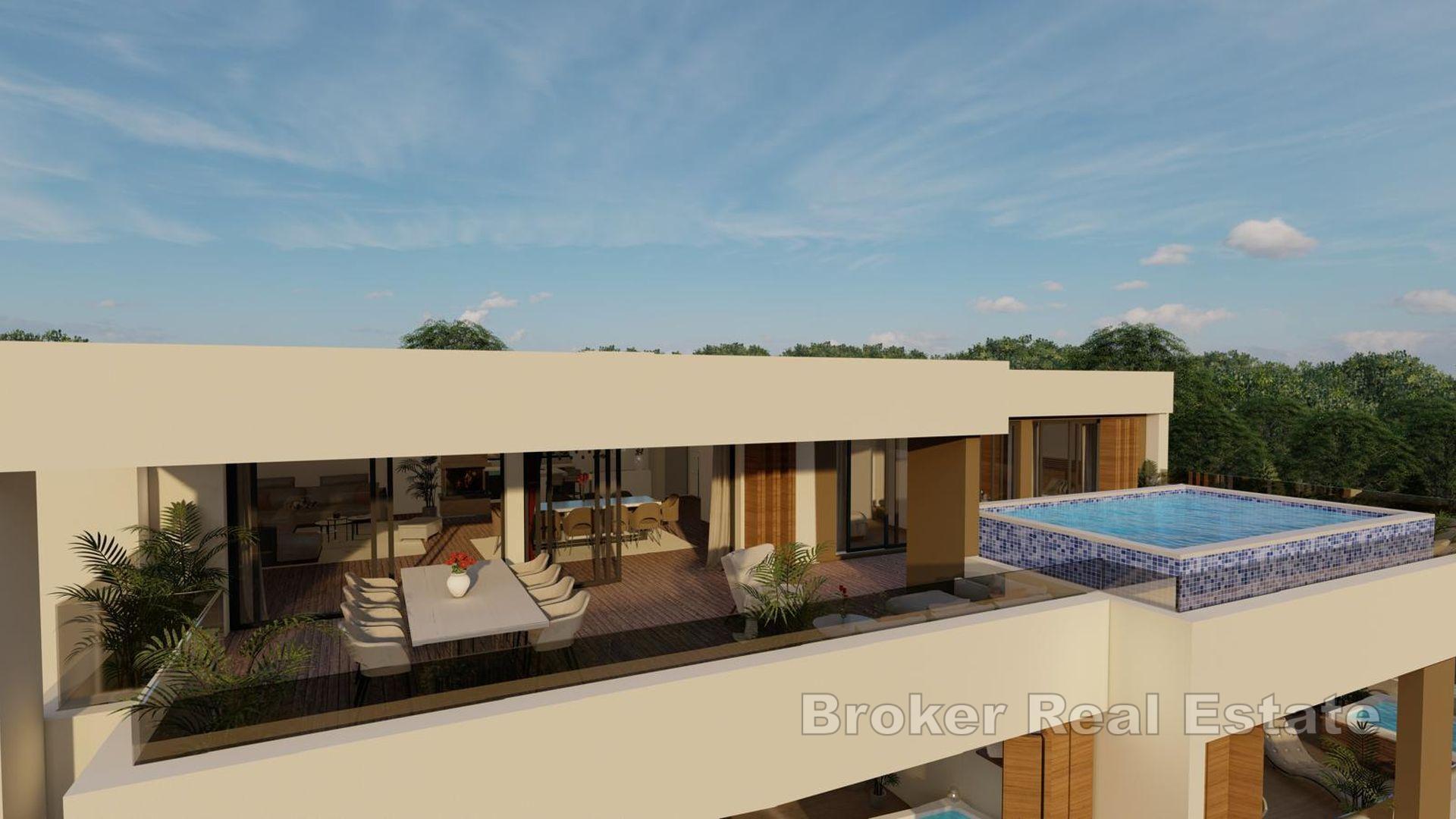 Luxus-Penthouse mit Meerblick