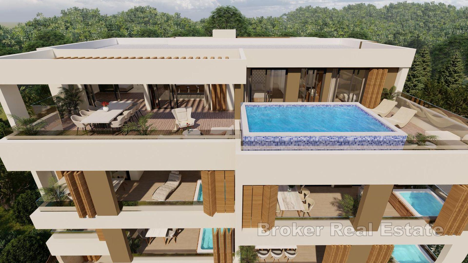 Penthouse de luxe avec vue mer