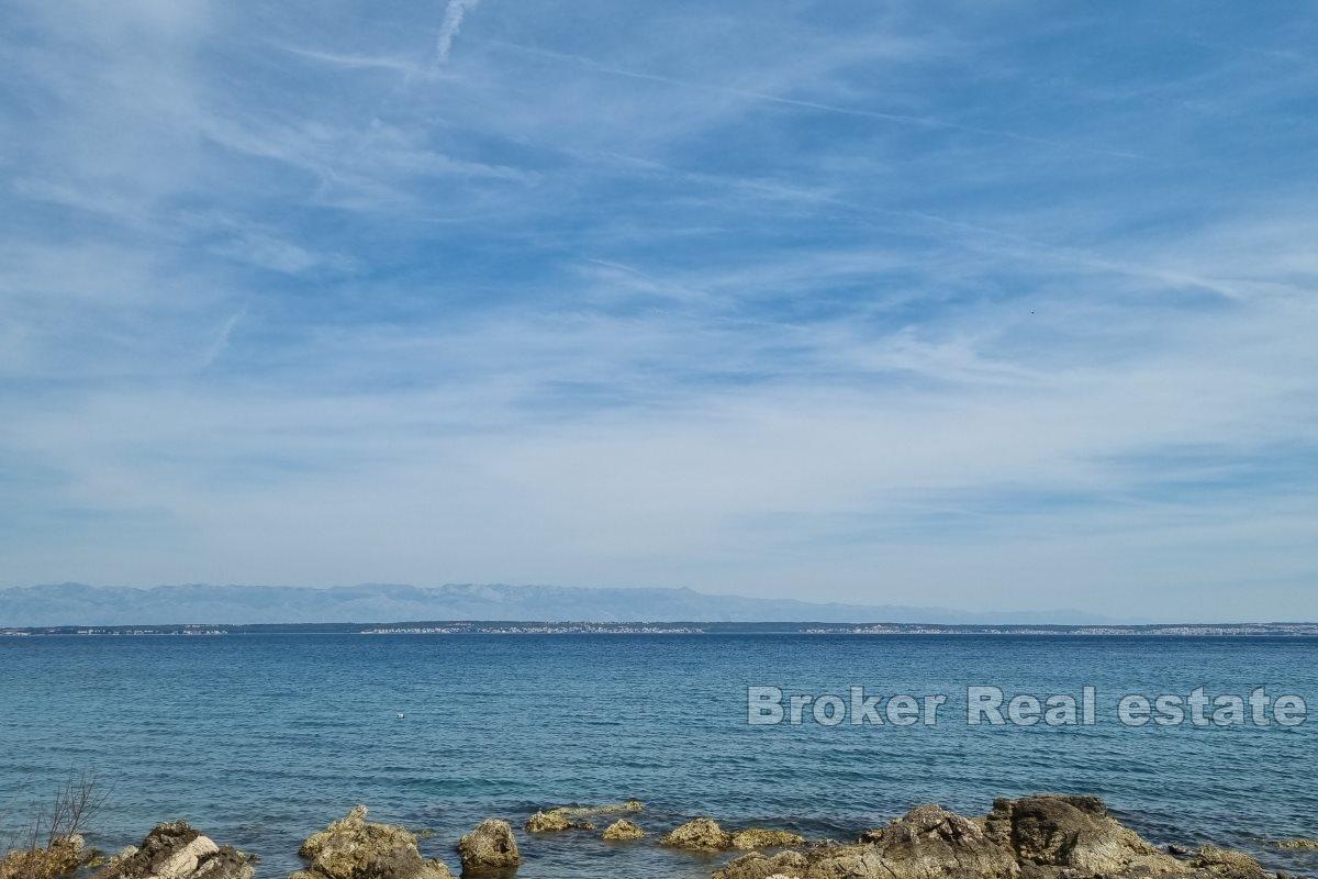 Byggnadsmark i andra raden till havet