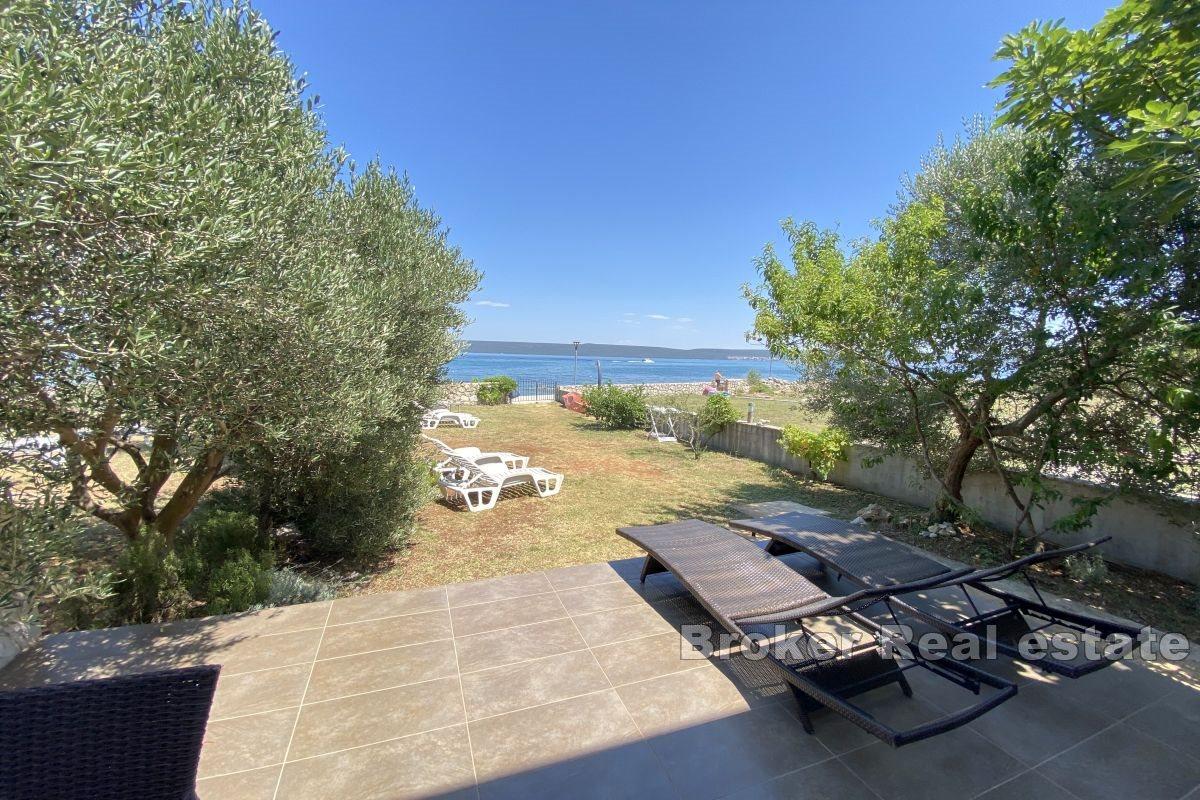 House in the first row to the sea