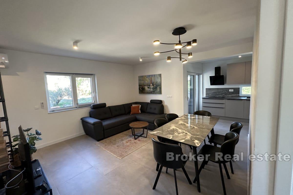 Etagelägenhet med takterrass i nybyggnad