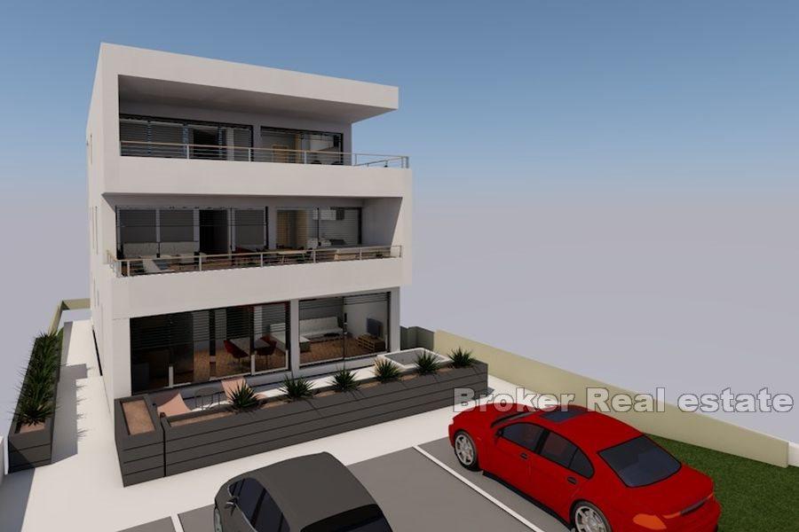 Apartments with sea view in new building