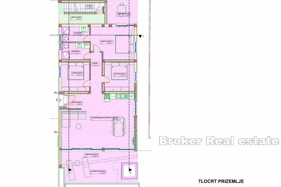 Apartments with sea view in new building