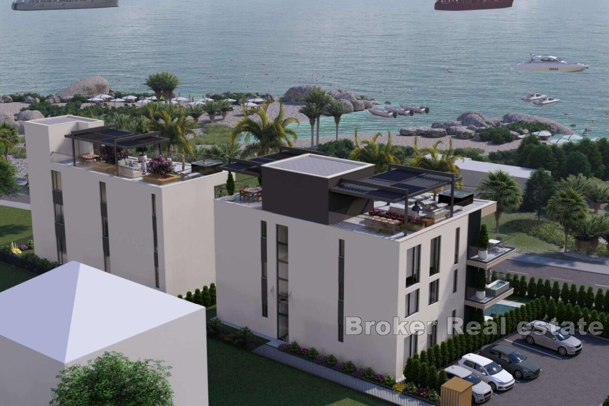 Newly built apartments with sea view