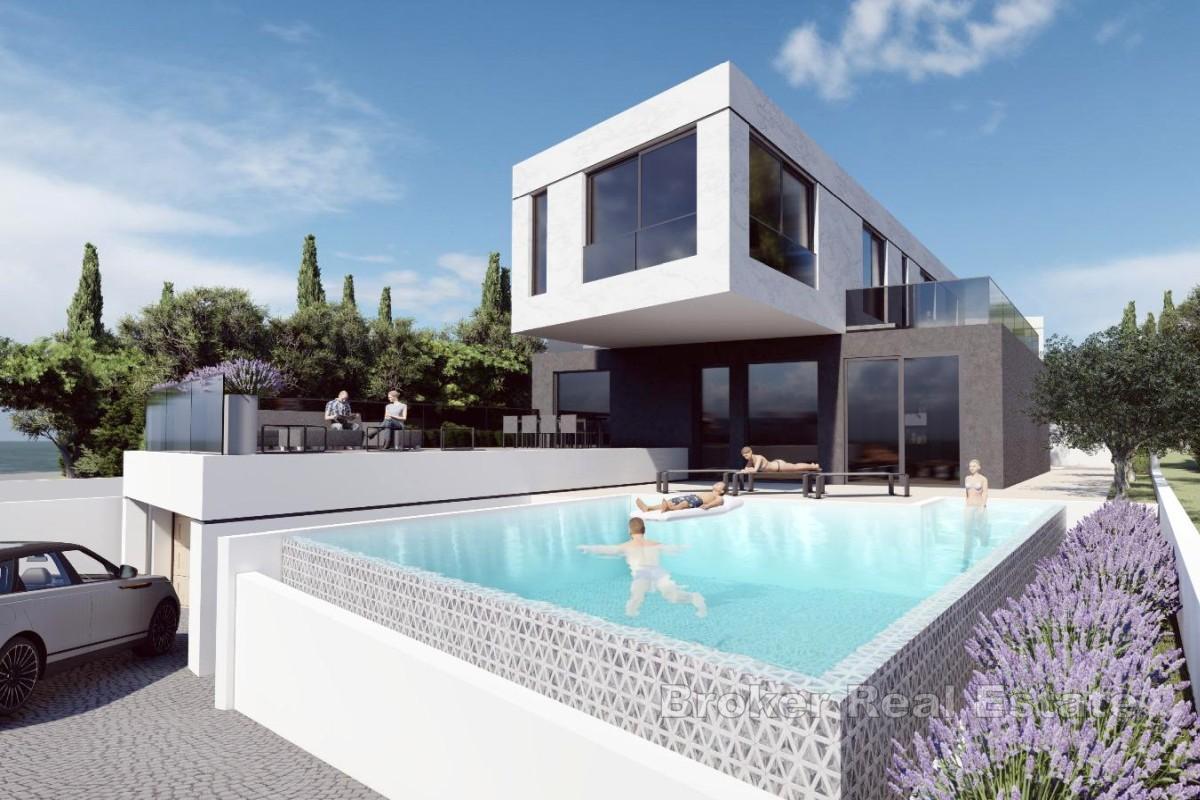 Luxuriöse, neu erbaute Villa in erster Strandreihe