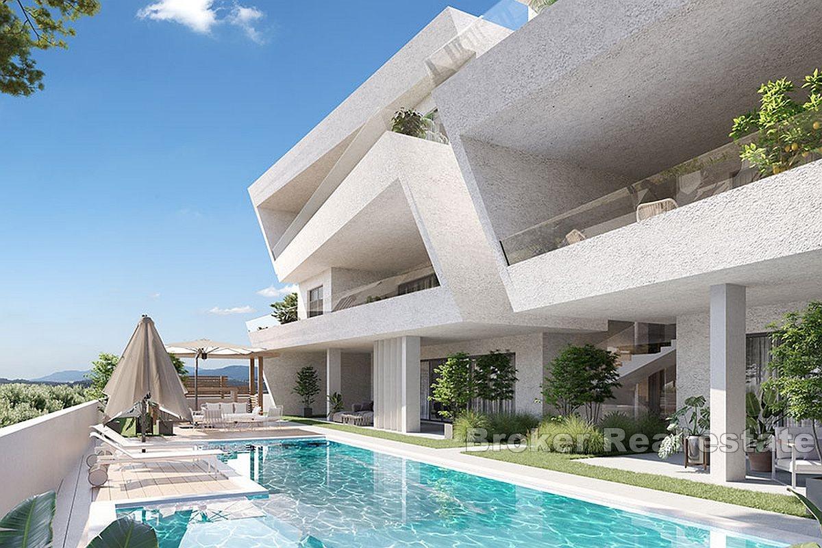 Appartement avec piscine et vue mer