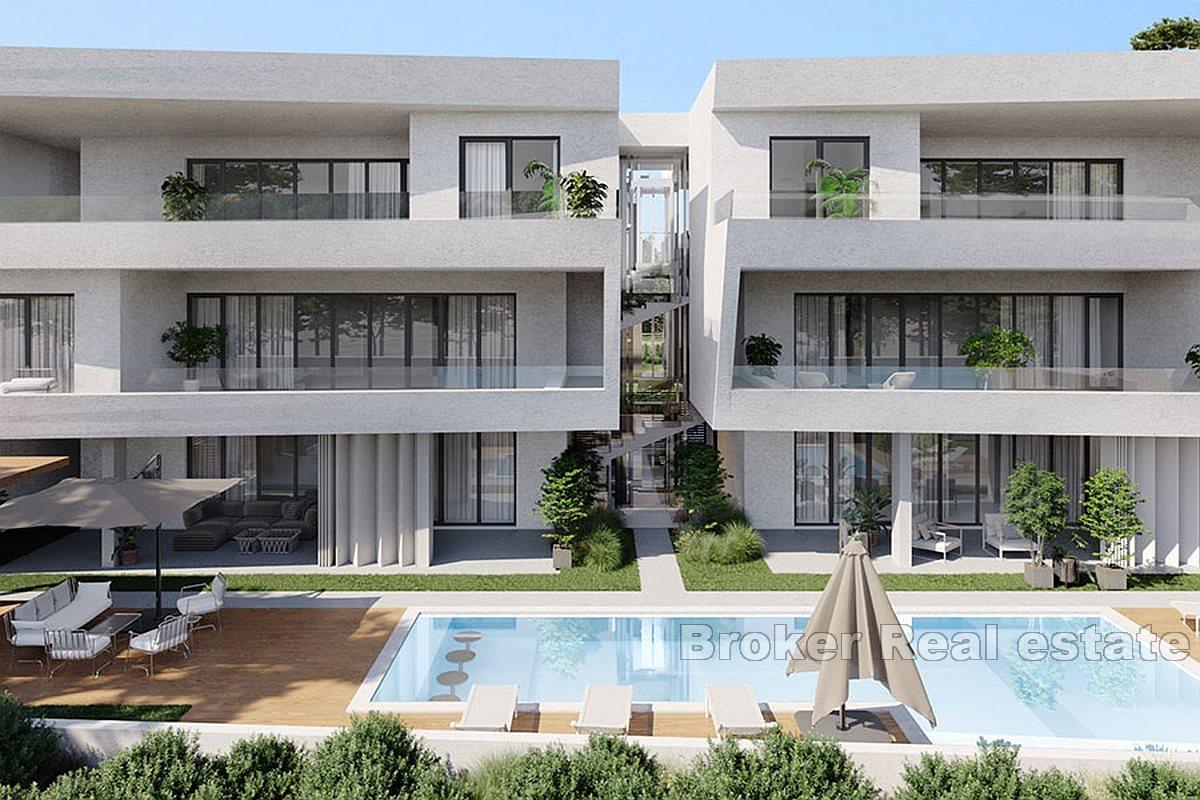 Apartmán s bazénem a výhledem na moře