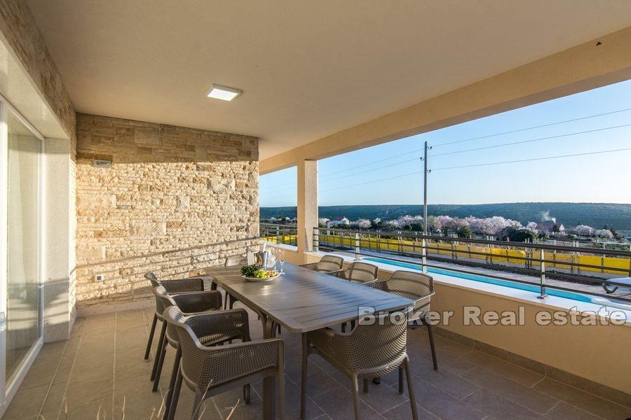 Modern house with pool