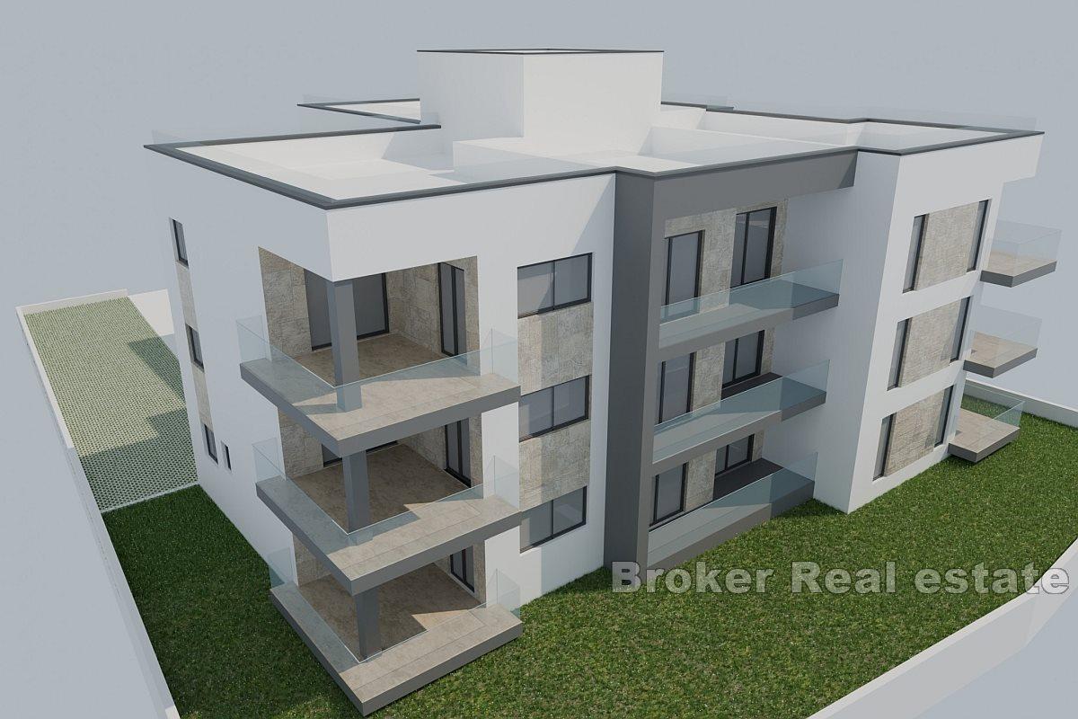 Penthouse avec terrasse sur le toit et vue dégagée sur la mer