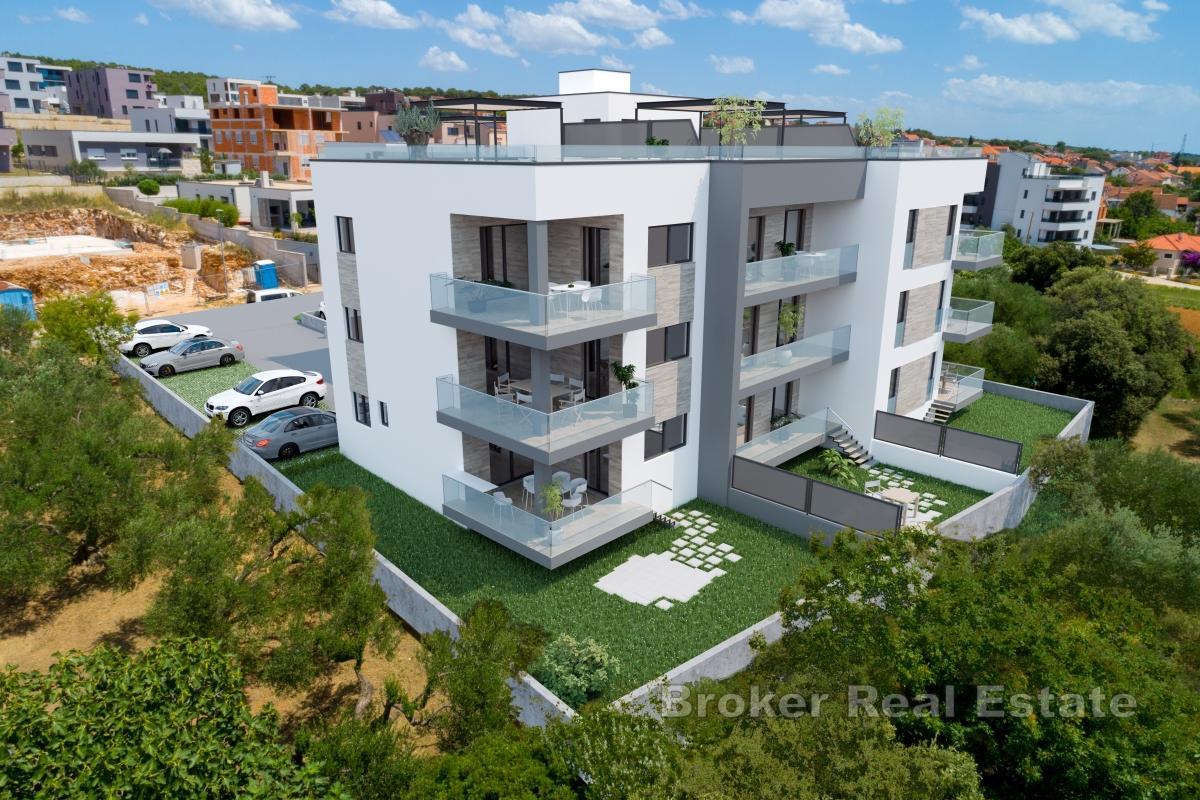 Moderní jednopokojový byt s otevřeným výhledem na moře