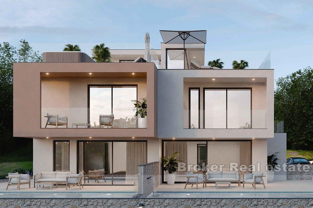 Casa di nuova costruzione con vista mare aperto