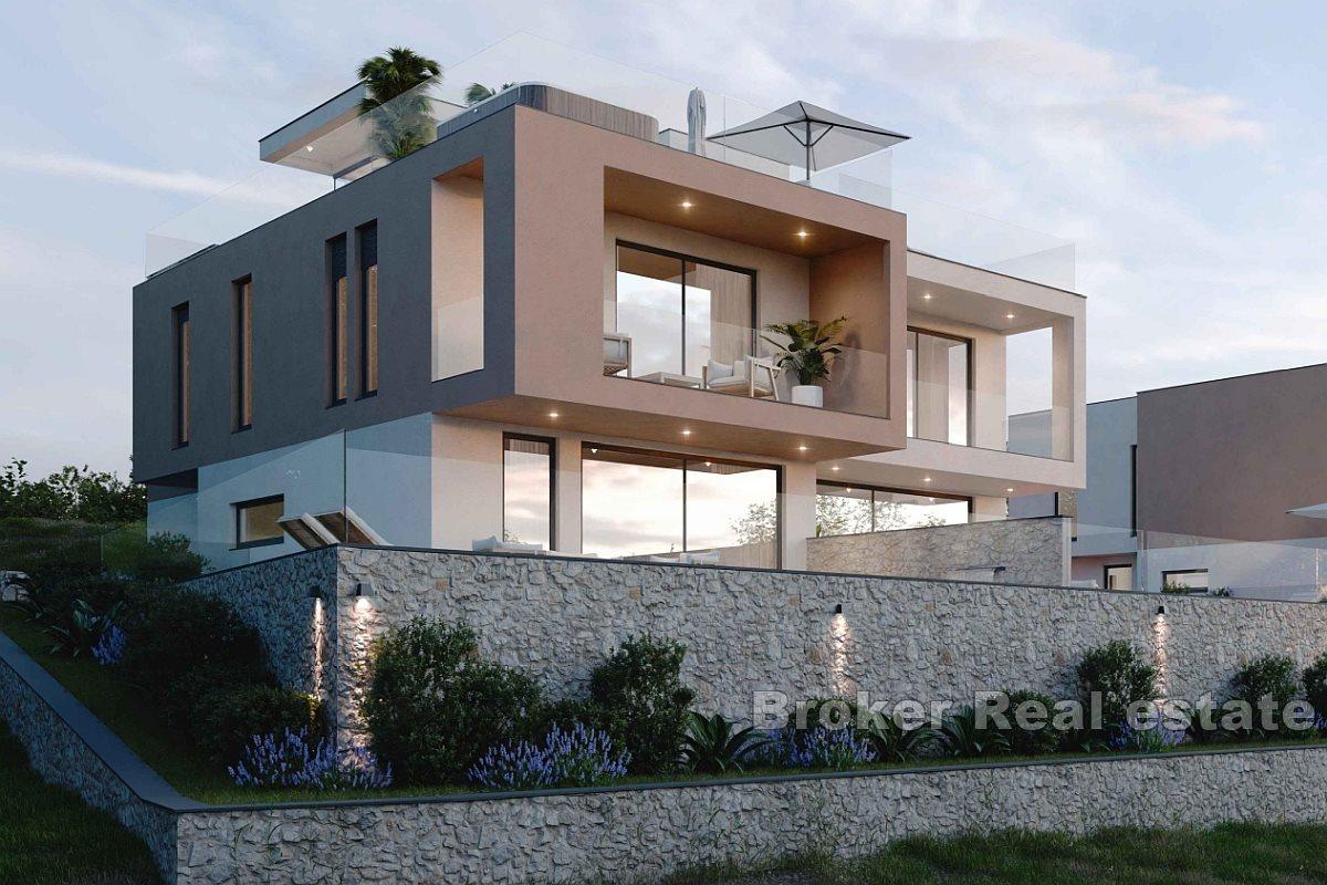 Maison neuve avec vue dégagée sur la mer