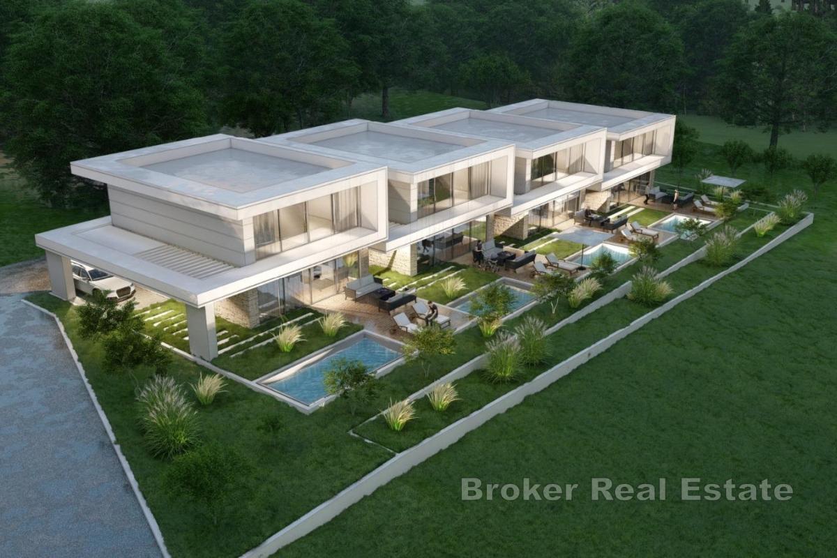 Moderner Neubau mit Swimmingpool und Meerblick