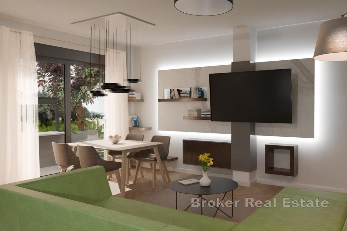 Apartament typu duplex z ogrodem i parkingiem