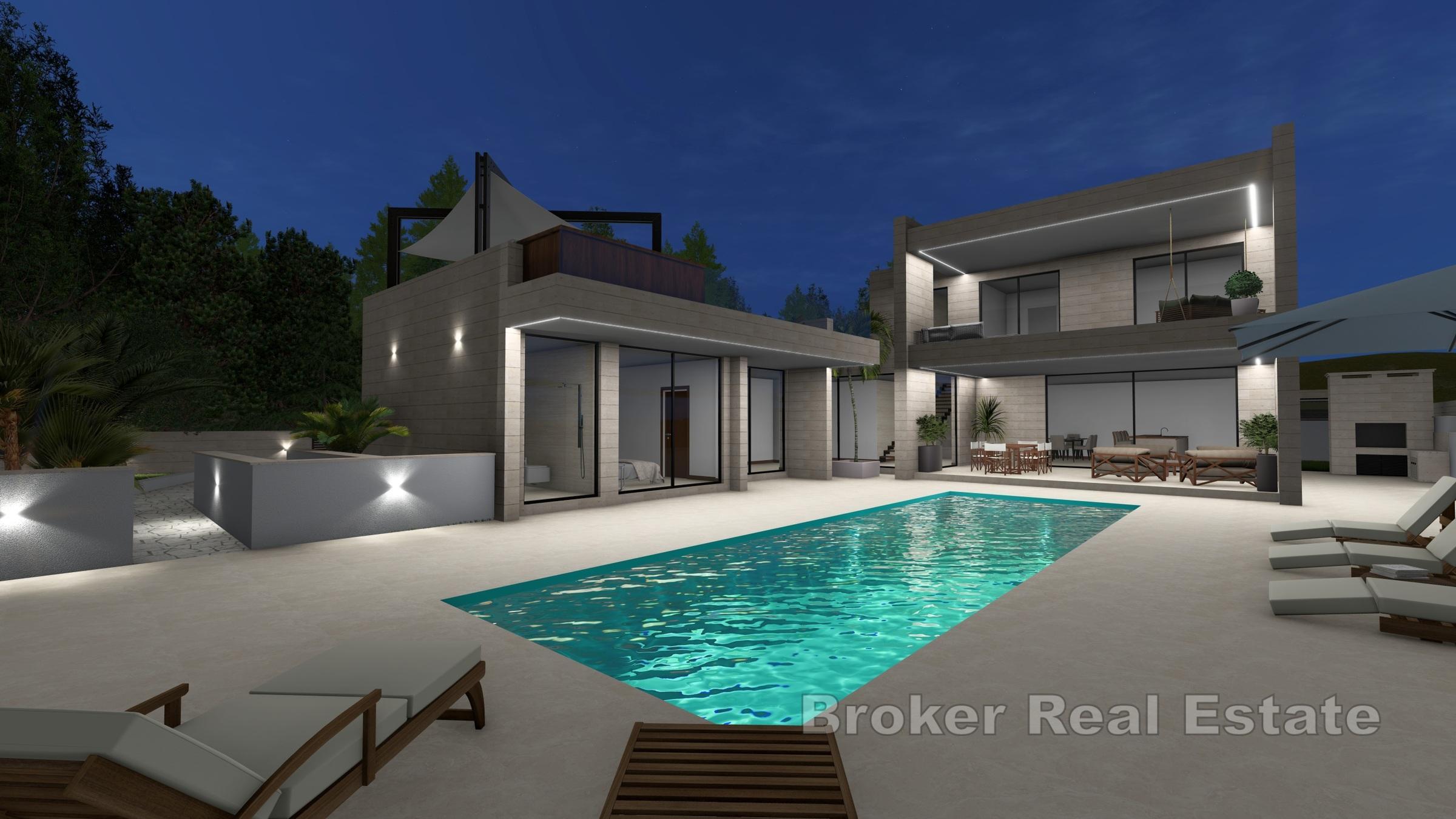 Exklusive Villa mit Pool und Meerblick