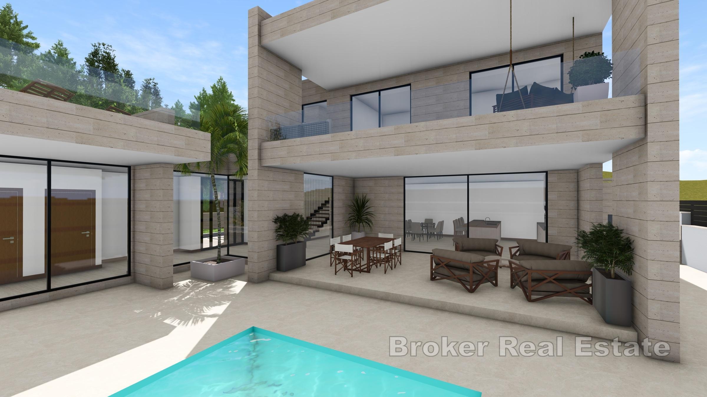 Exklusiv villa med pool och havsutsikt