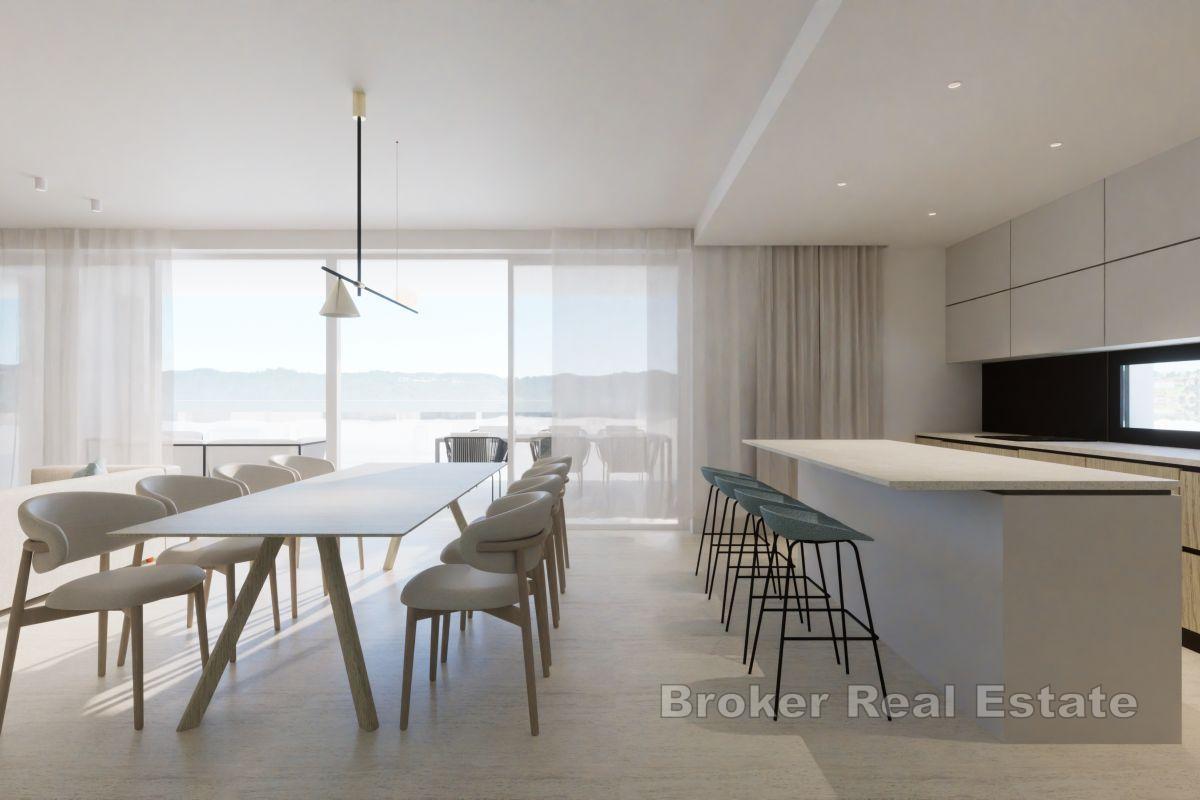 Exklusives Penthouse mit Dachterrasse in erster Reihe zum Meer