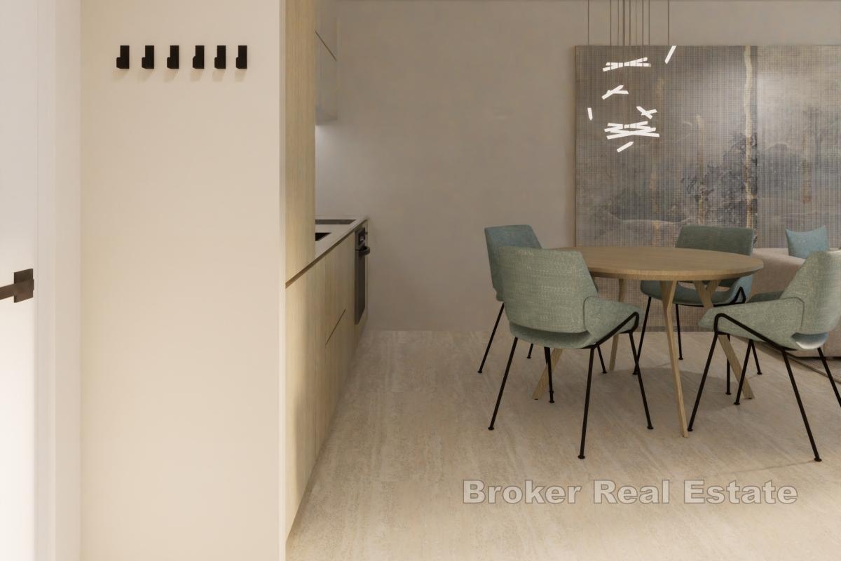 Appartement dans un immeuble neuf avec vue mer