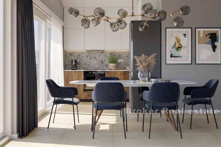 Novostavba, apartmány s výhledem na moře
