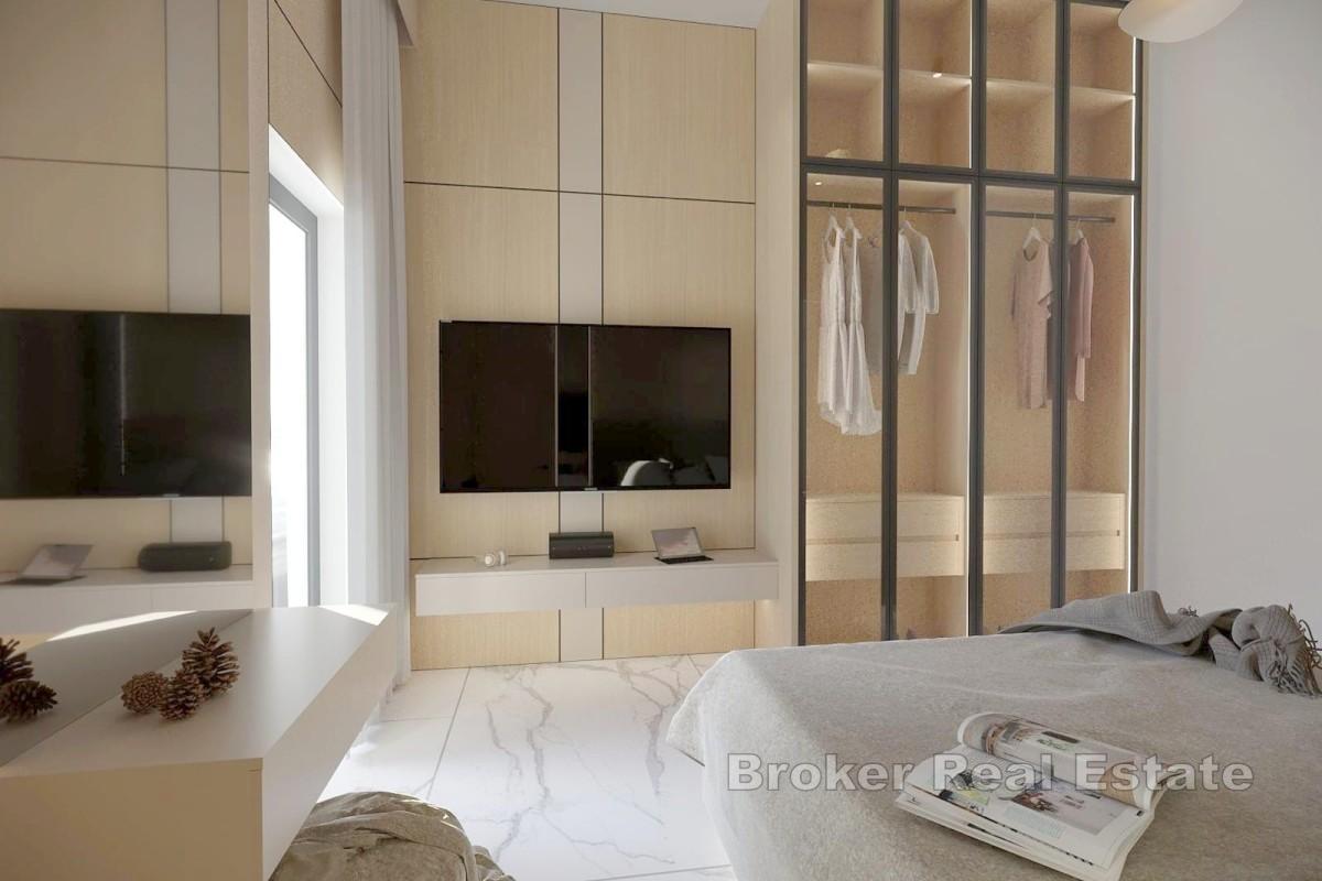 Luxusní apartmán v první řadě u moře se soukromým bazénem