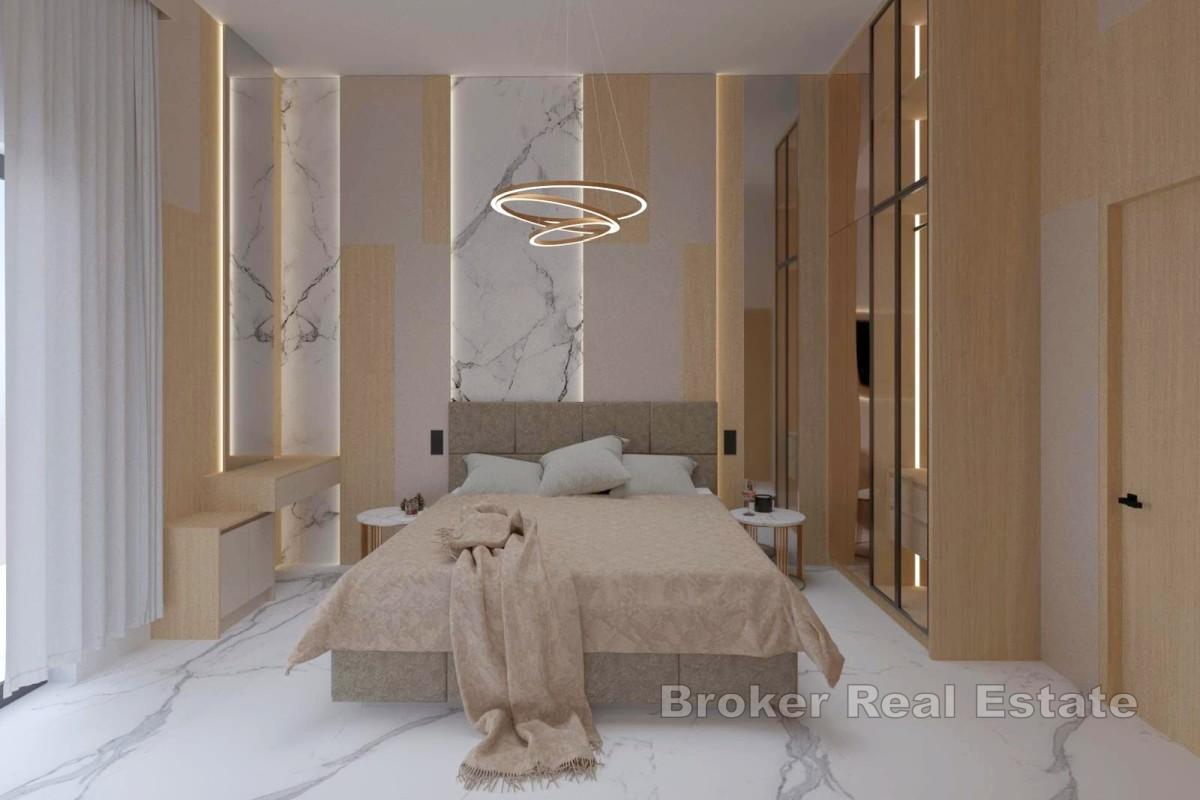 Trzypokojowy apartament w pierwszym rzędzie od morza