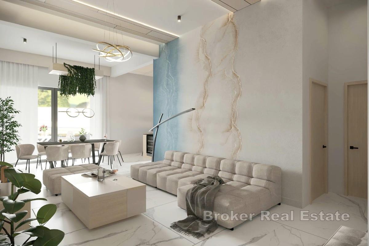 Luxusní penthouse v novostavbě se soukromým bazénem