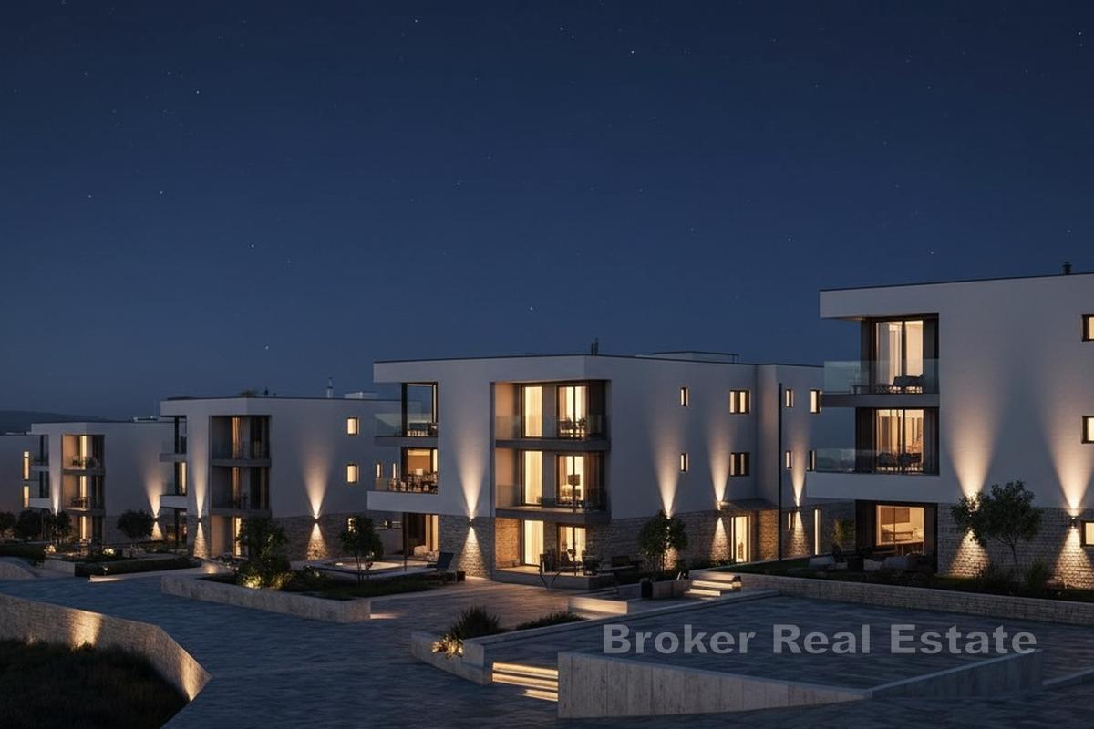 Apartament w nowym budynku z widokiem na morze