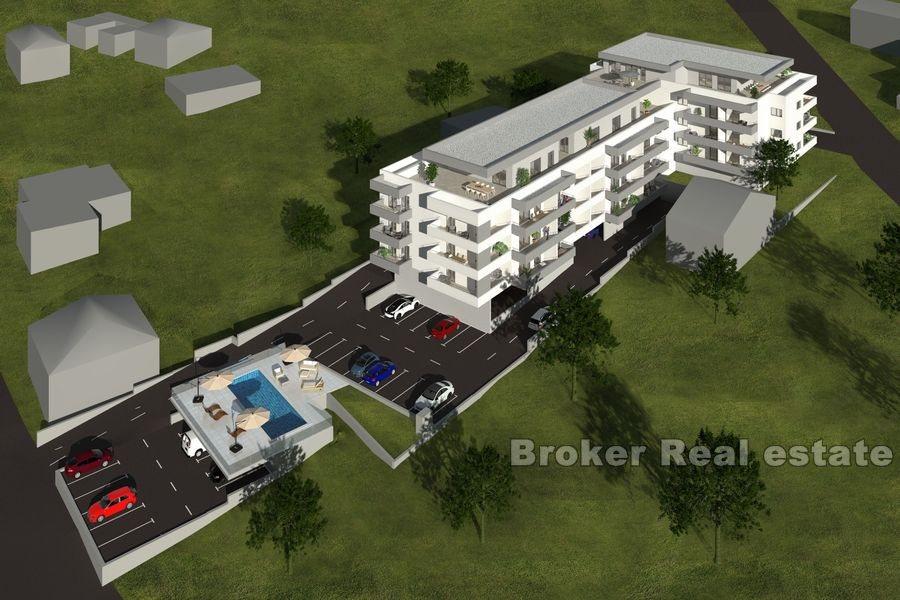 Apartmány v nové budově s výhledem na moře