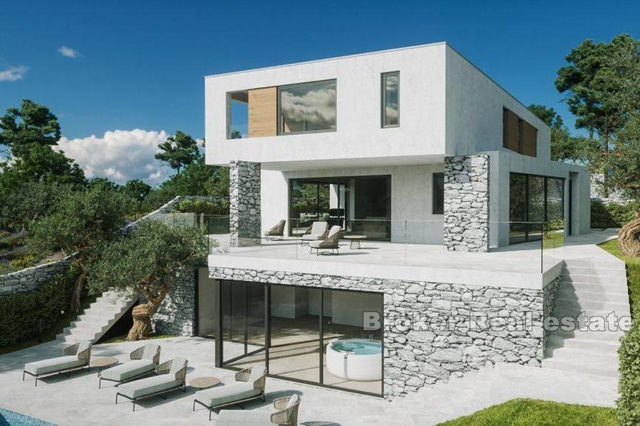 Villa moderne avec vue mer