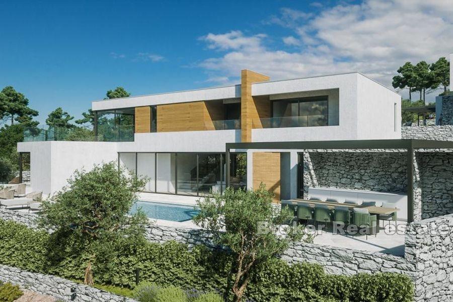 Modern villa with sea view