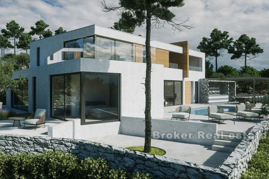 Modern villa with sea view