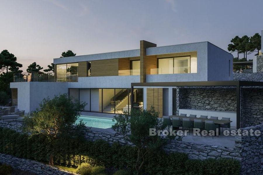 Modern villa with sea view