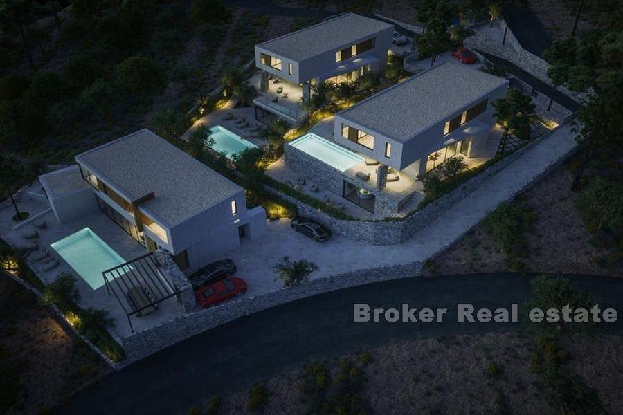 Modern villa med havsutsikt