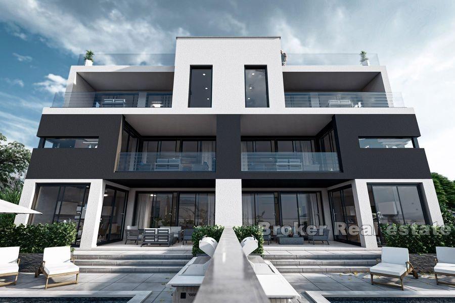 Nowoczesne apartamenty w pierwszym rzędzie do morza