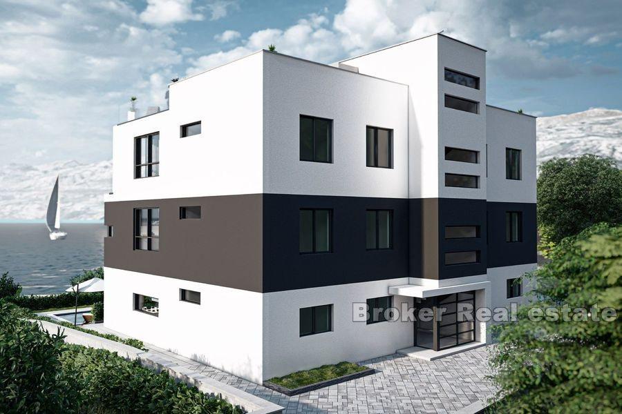 Nowoczesne apartamenty w pierwszym rzędzie do morza