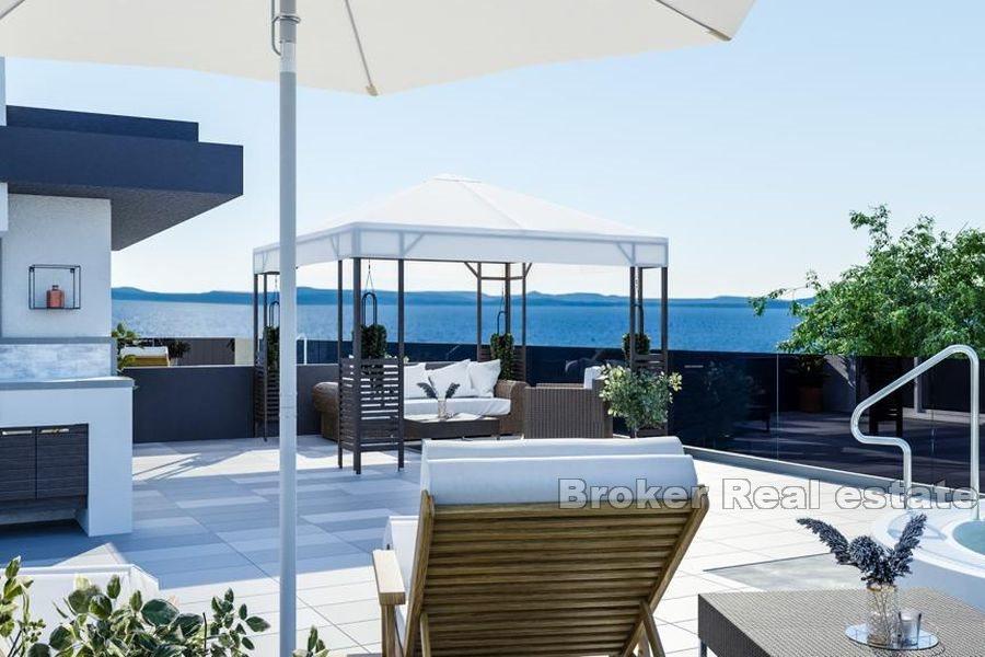 Attique avec vue mer