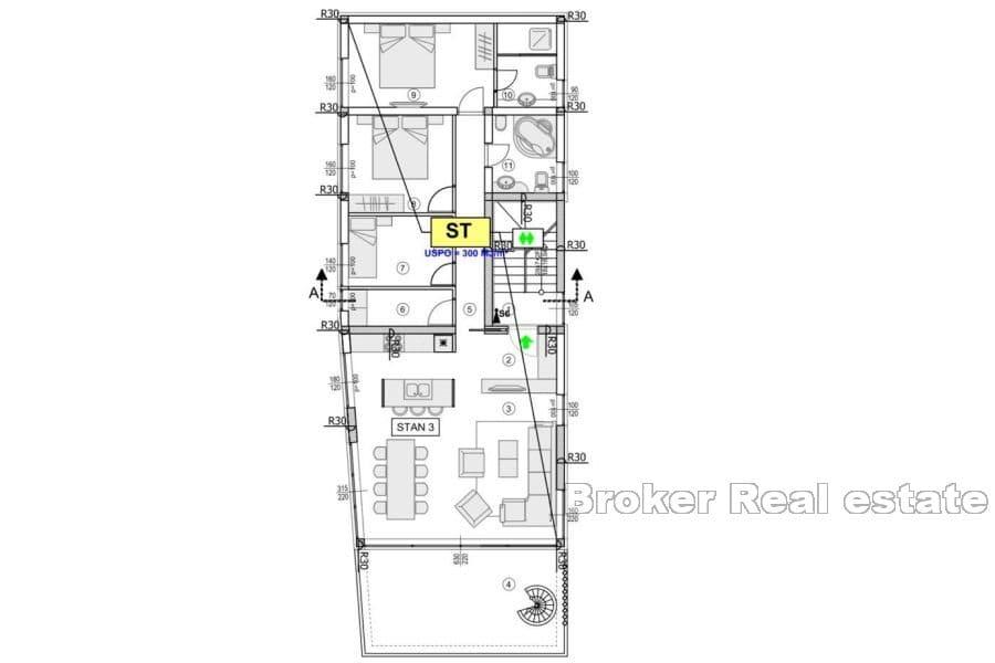 Penthouse s výhledem na moře