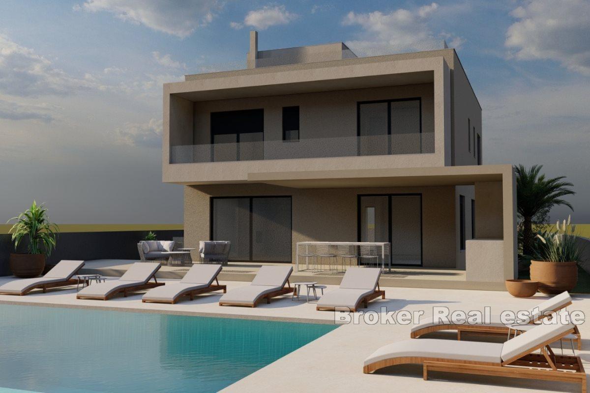 Moderní vila s výhledem na moře