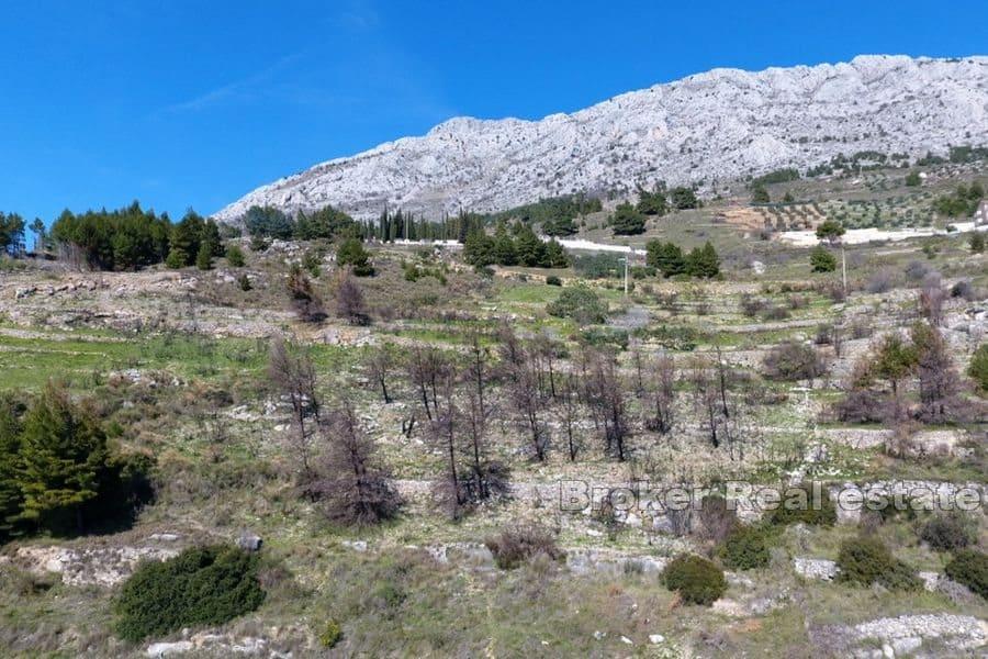 Grand terrain à bâtir avec vue mer
