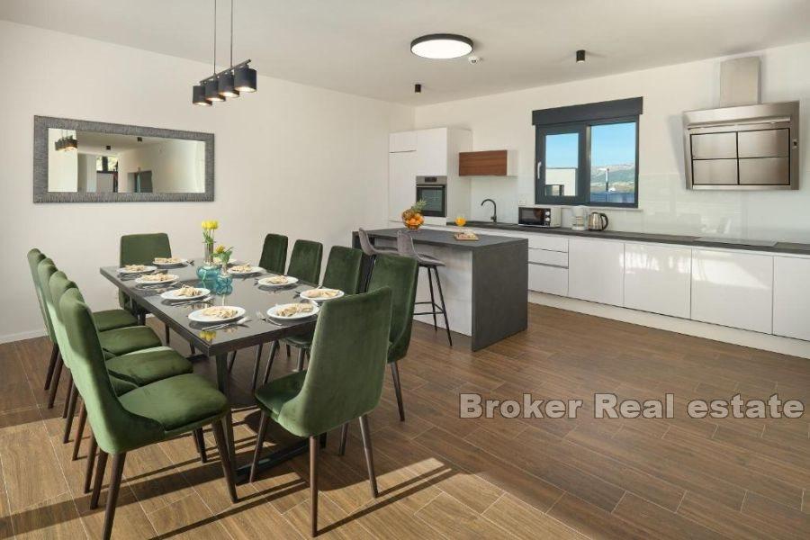 Newly built villa with sea view