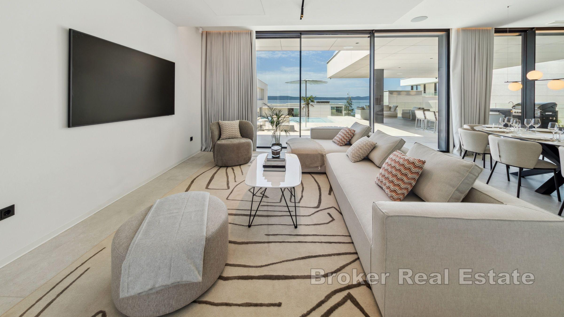 Superbe villa côtière de 4 chambres dans un luxueux complexe hôtelier