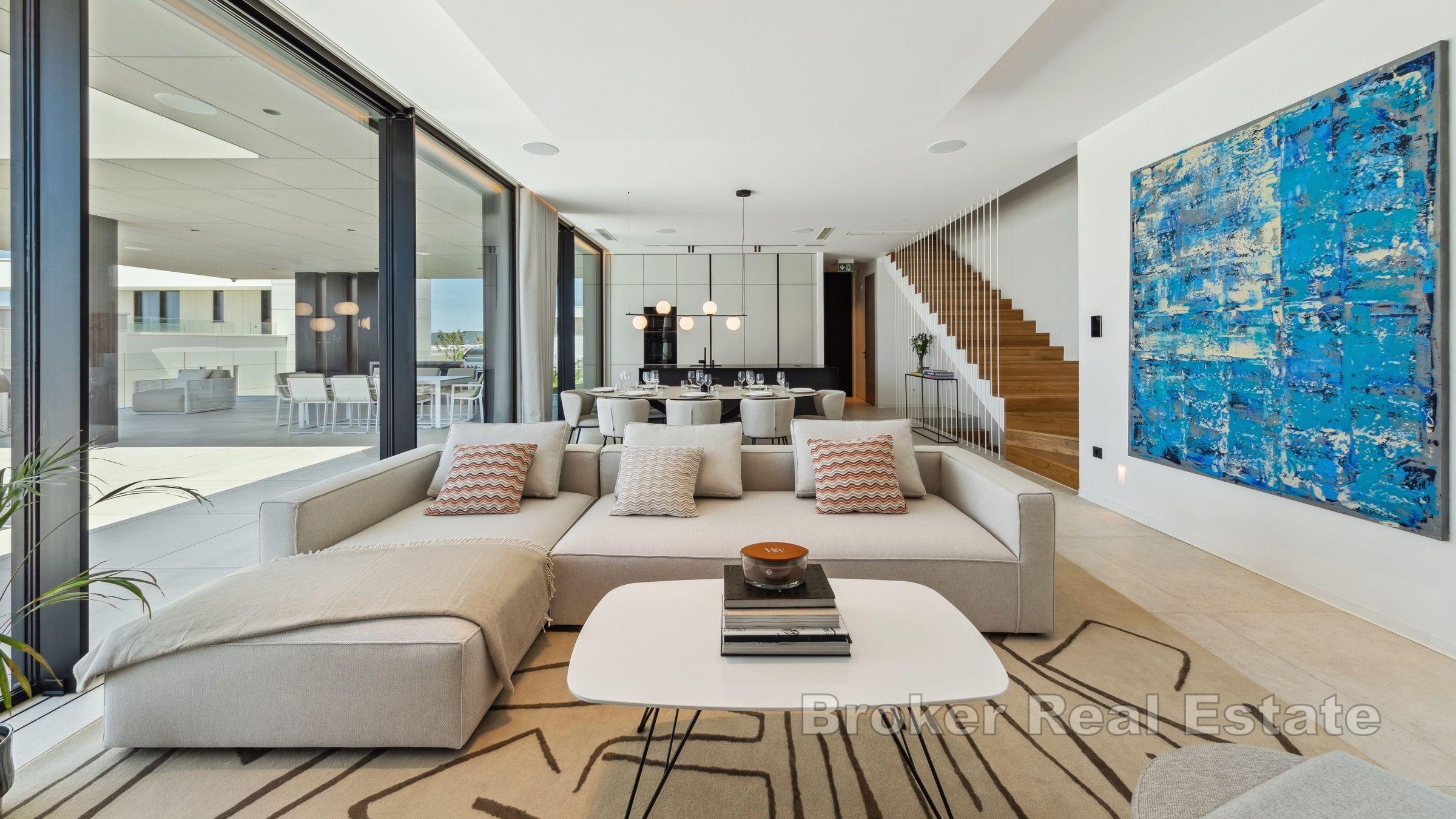 Superbe villa côtière de 4 chambres dans un luxueux complexe hôtelier